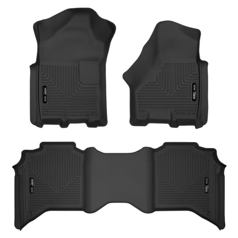 Husky Liners 53638 X-act Contour® Floor Mats For Dodge Ram 2500 & 3500 (Front & 2nd Seat Floor Liners) Husky Liners