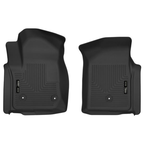 Husky Liners 54981 X-act Contour® Floor Mats For Chevrolet Silverado 1500, GMC Sierra 1500 & More (Front Floor Liners) 3D MAXpider