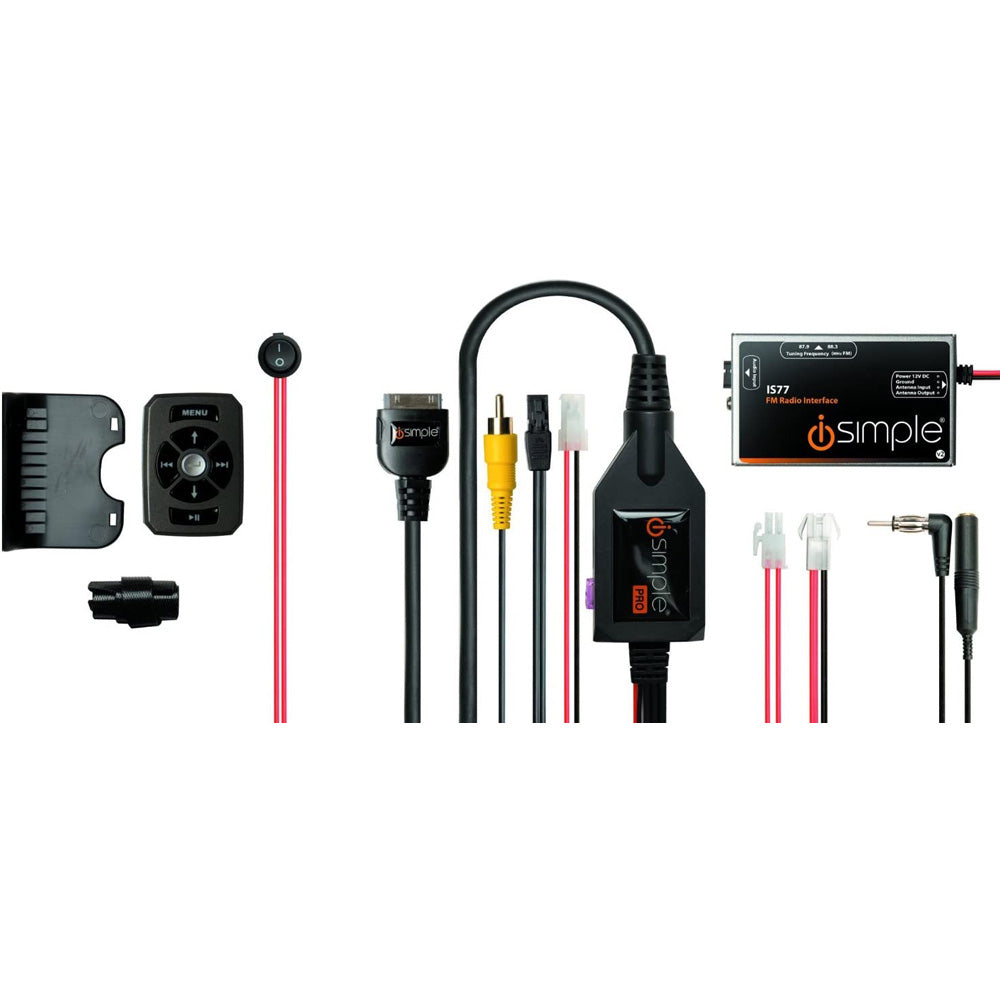 iSimple IS77PRO Universal Fm Car Intergration w/ Wireless Remote For Apple Phone