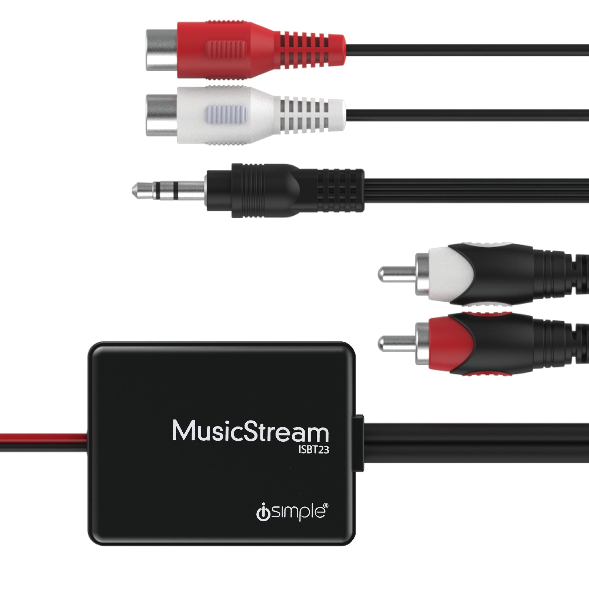 iSimple ISBT23 Power Sports / Marine Bluetooth Audio Receiver to Connect a Phone/Device Direct to an Amplifier Isimple