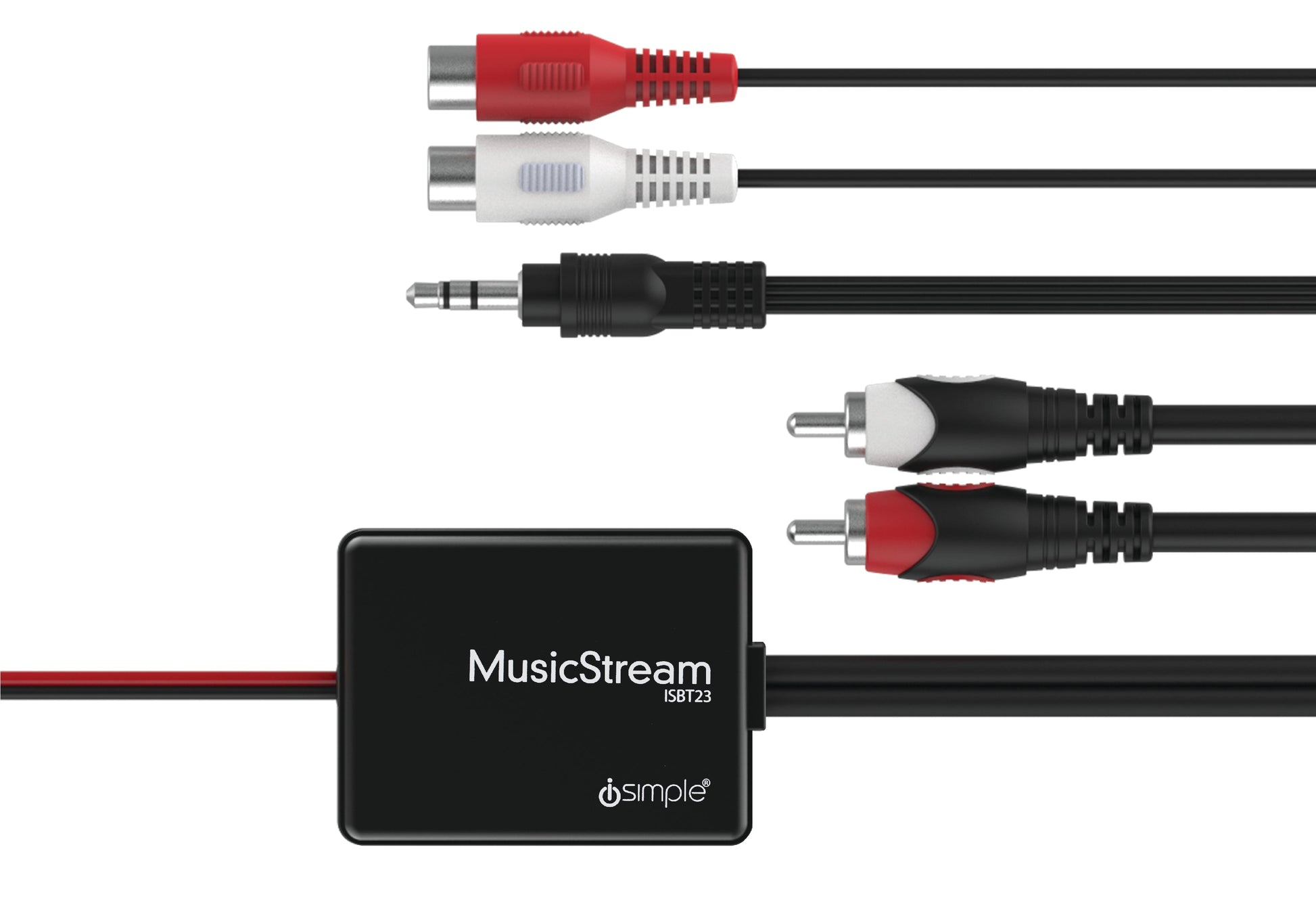iSimple ISBT23 Power Sports / Marine Bluetooth Audio Receiver to Connect a Phone/Device Direct to an Amplifier Isimple