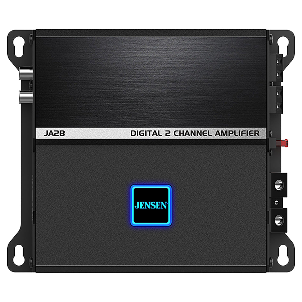 Jensen JA2B 340 Watts Class D 2-Channel Amp with Bluetooth App Control – JA2B