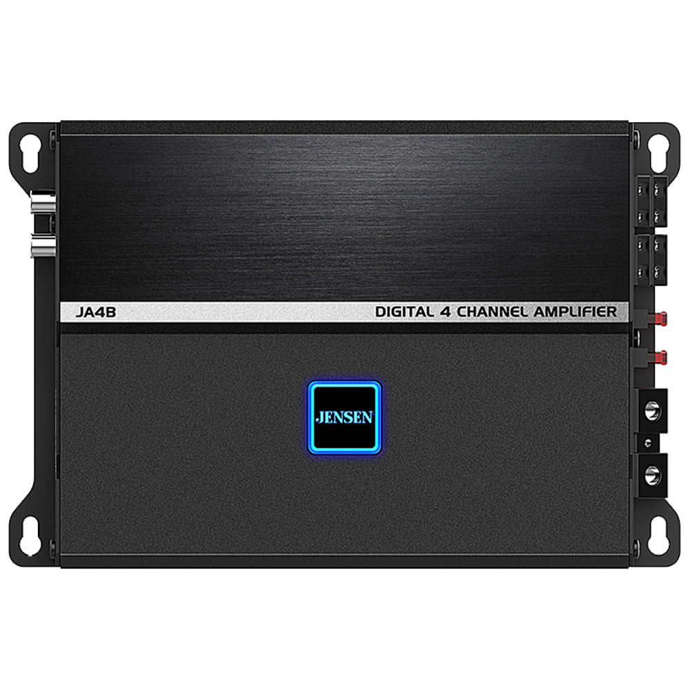 Jensen JA4B 740 Watts Class D 4-Channel Amp with Bluetooth App Control – JA4B