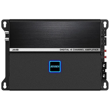 Jensen JA4B 740 Watts Class D 4-Channel Amp with Bluetooth App Control – JA4B