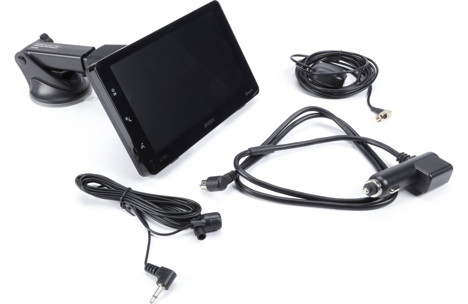 Jensen JC7DM 7" touchscreen monitor with wired or wireless Apple CarPlay® and Android™ compatibility Jensen