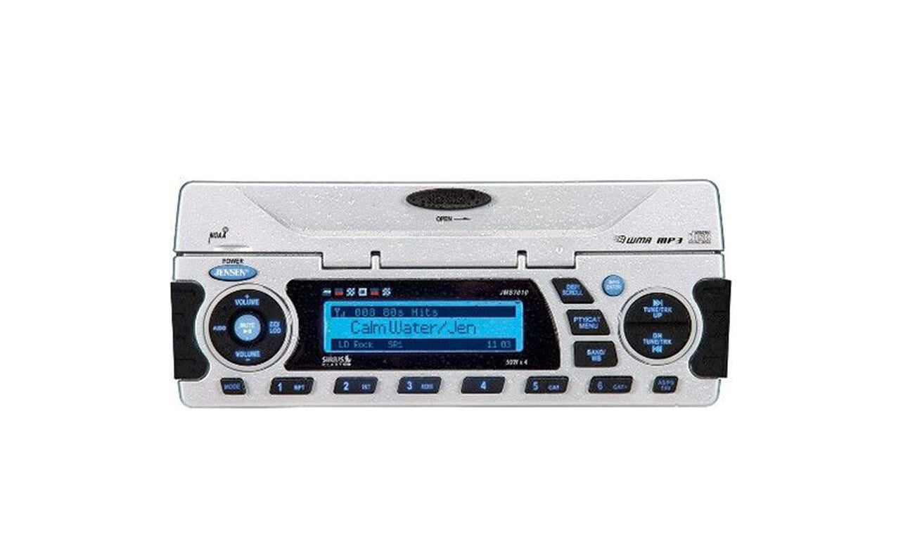 Estéreo Jensen JMS7010 con AM/FM/CD/USB/iPod/banda meteorológica/Sirius Satellite