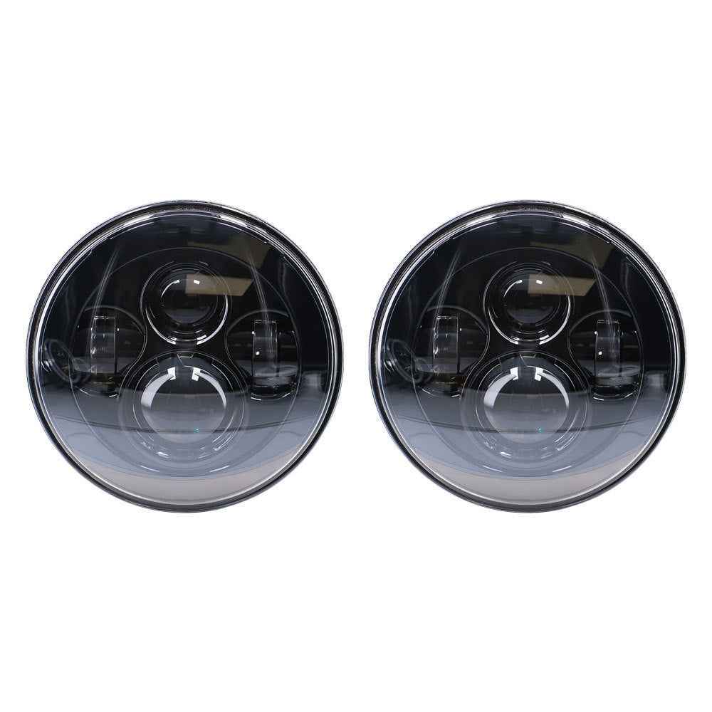 Heise JP-701B 7" LED Light with Black Face - 7 Inch, 9 LED Heise
