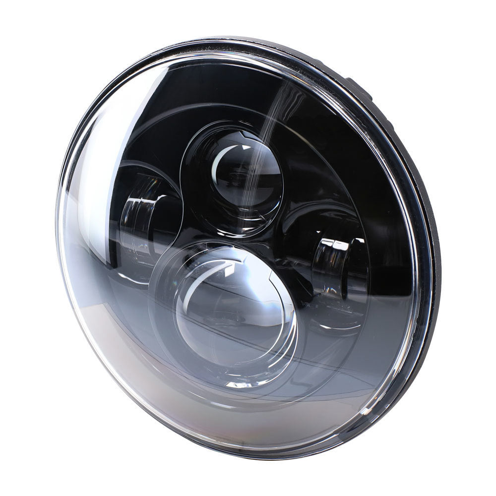Heise JP-701B 7" LED Light with Black Face - 7 Inch, 9 LED Heise