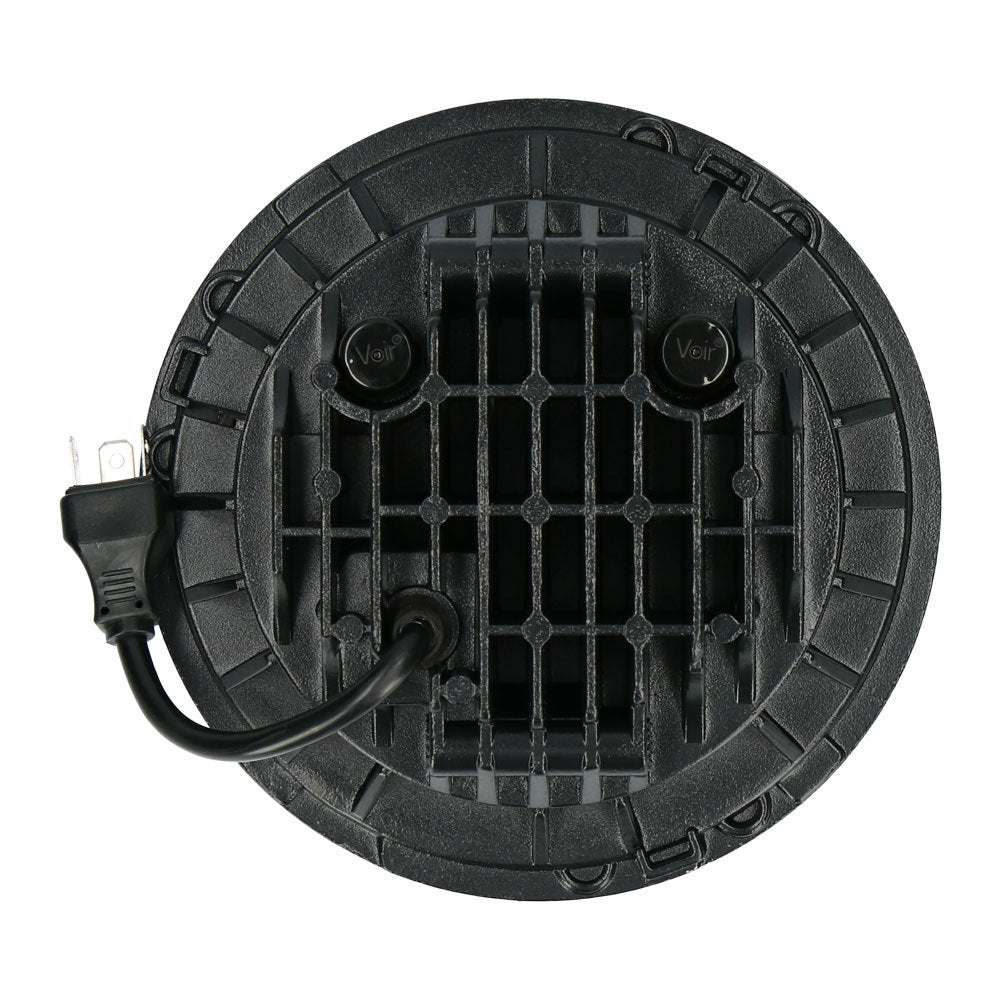 Heise JP-701B 7" LED Light with Black Face - 7 Inch, 9 LED Heise