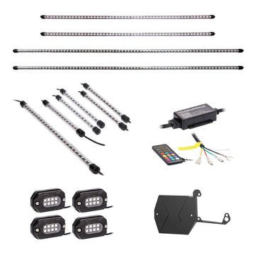Heise JP-RGBKT-1 Complete Plug-N-Play RGB Lighting Kit for Jeep JL/JT Heise