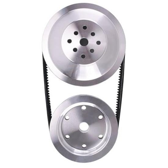 AFCO Racing 80061 Cast Pulley Combo  Long Water Pump Afco