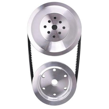AFCO Racing 80061 Cast Pulley Combo  Long Water Pump Afco