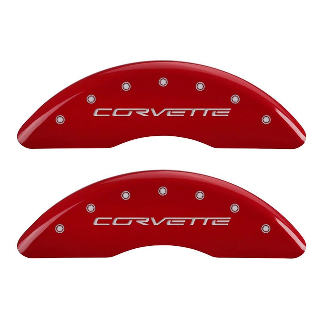 MGP Caliper Cover 13083SCV6RD Red Caliper Covers for 2006-2013 CORVETTE Mgp Caliper Cover