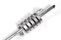 Monkey Made MM-7 Heavy Gauge Aluminum Flat Open Coil, Tunable, 18in Shaft, 50in Whip, 4in Coil, 20K+ Watt, 26-29MHz, Center Loaded, Mobile CB Antennas Monkeymade