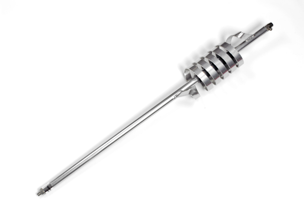 Monkey Made MM-7 Heavy Gauge Aluminum Flat Open Coil, Tunable, 18in Shaft, 50in Whip, 4in Coil, 20K+ Watt, 26-29MHz, Center Loaded, Mobile CB Antennas Monkeymade