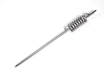 Monkey Made MM-9 LONG Heavy Gauge Aluminum Flat Open Coil, Tunable, 18in Shaft, 49in Whip, 3in Coil, 20K+ Watt, 26-29MHz, Center Loaded, Mobile CB Antennas