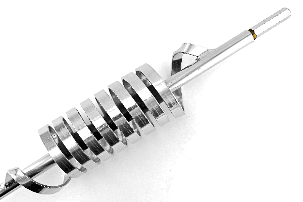 Monkey Made MM-9 MEDIUM Heavy Gauge Aluminum Flat Open Coil, Tunable, 8in Shaft, 49in Whip, 3in Coil, 20K+ Watt, 26-29MHz, Center Loaded, Mobile CB Antennas Monkeymade
