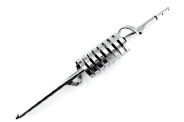 Monkey Made MM-9 MEDIUM Heavy Gauge Aluminum Flat Open Coil, Tunable, 8in Shaft, 49in Whip, 3in Coil, 20K+ Watt, 26-29MHz, Center Loaded, Mobile CB Antennas Monkeymade