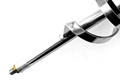 Monkey Made MM-9-SHORT Heavy Gauge Aluminum Flat Open Coil, Tunable, 4in Shaft, 49in Whip, 3in Coil, 20K+ Watt, 26-29MHz, Center Loaded, Mobile CB Antennas CB RADIO SUPPLY