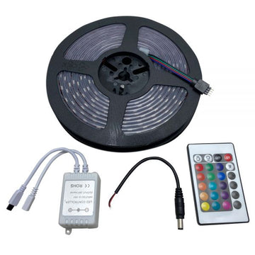 Racesport MS24FTWSTRIP-RGB RGB Multi-Color 24ft Flexible Strip Light w/ Clear Waterproof Sleeve IP67