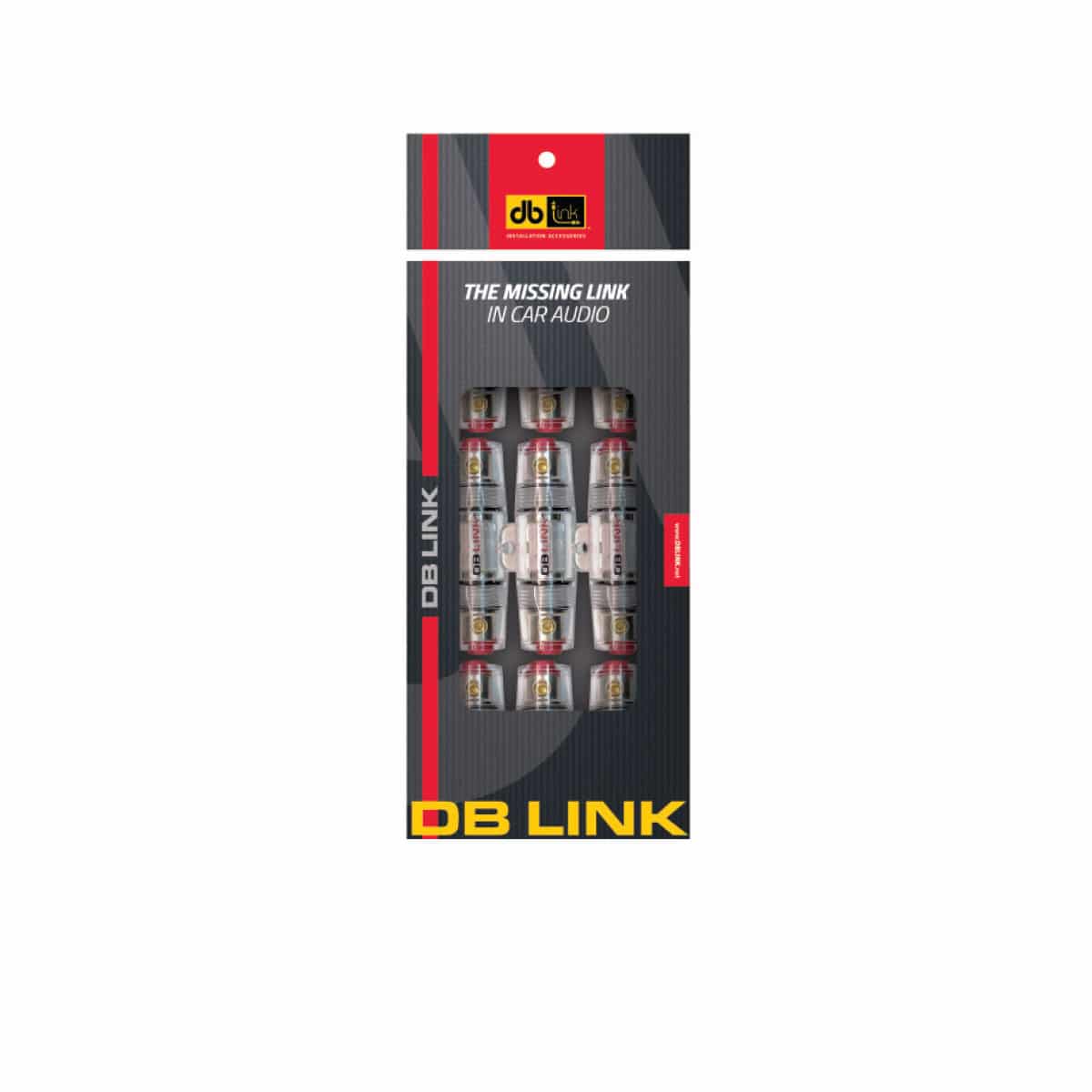 DB Link NAGUFH1XB 10 Nickel Plated AGU Fuse HolderS DB Link