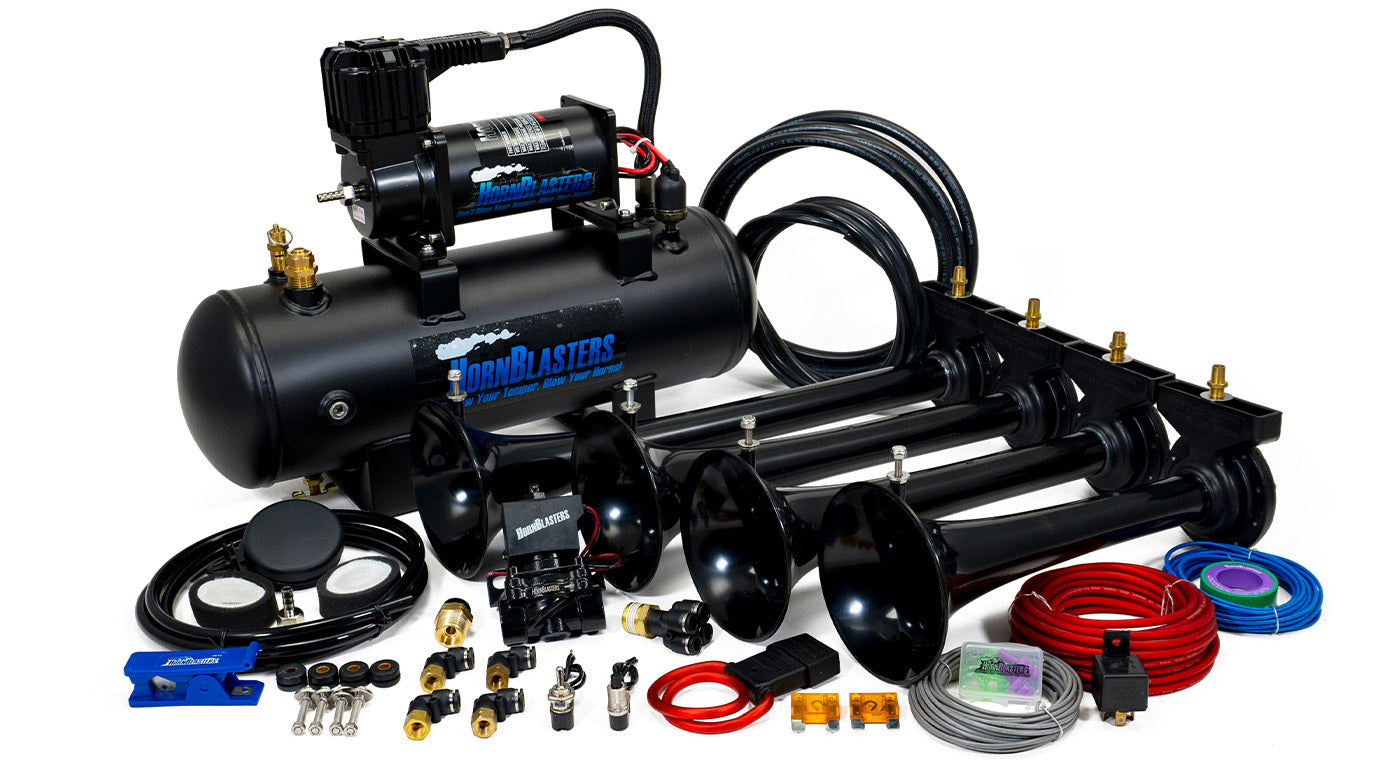Hornblasters HK-S4-228H Conductor's Special 228H Train Horn Kit Hornblasters