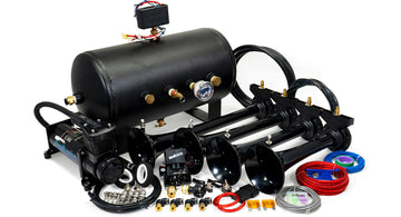 Hornblasters HK-S4-544K Conductor's Special 544 Nightmare Edition Train Horn Kit Hornblasters