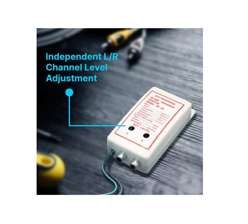 Pyramid  NS60 High to Low Level Impedance Adaptor Firestik