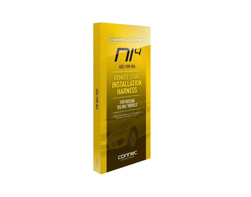 iDatastart ADS-THR-NI4Remote start T-harness for select 2004-up Nissan and Infiniti vehicles, plus select 2015-up Chevrolets (CMHCXA0 module also required)