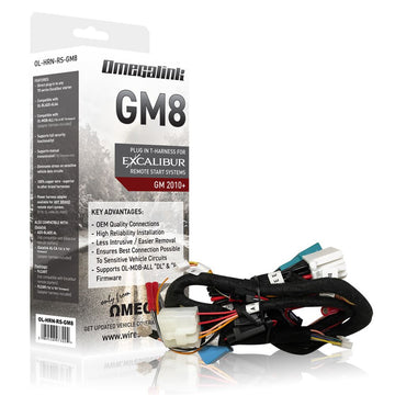 Omega OL-HRN-RS-GM8 Plug in T-harness for select GM Press To Start models 2010 and up Omega