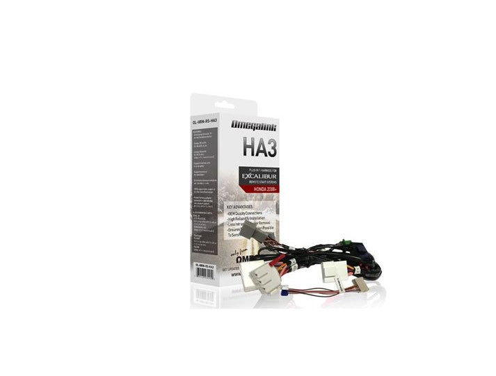 Omegalink OL-HRN-RS-HA3 Plug&Play Harness Covers Select Acura & Honda Standard Key 2008+ Omega