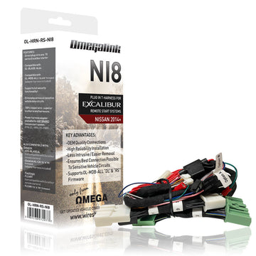 Omegalink OL-HRN-RS-NI8 T-Harness for a remote start system in select 2014-up Nissan and Infiniti vehicles