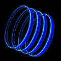Oracle Lighting 4215-002 LED Accent Lights 4215-002 LED WHEEL RING BLUE ORACLE