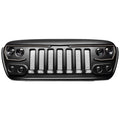 Oracle Lighting 5837-PRO Vector Series Grilles 5837-PRO Grille, Vector Series, Complete, Main Grille, ABS Plastic/Polycarbonate, Vertical Bar, Black, Jeep, Each 3D MAXpider