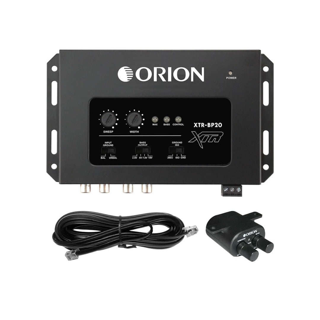 Orion XTR-BP20 XTR-BP20 Bass Processor with 10V Output & Precision Bass Control Orion