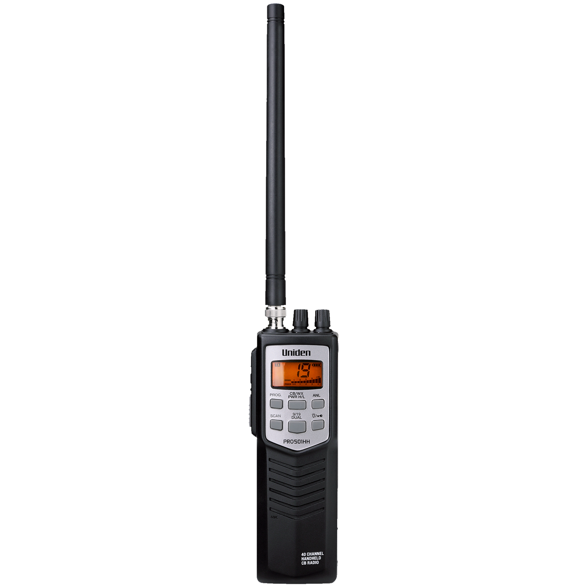 Uniden PRO501HH 40 Channel Handheld CB Radio with Weather Hustler