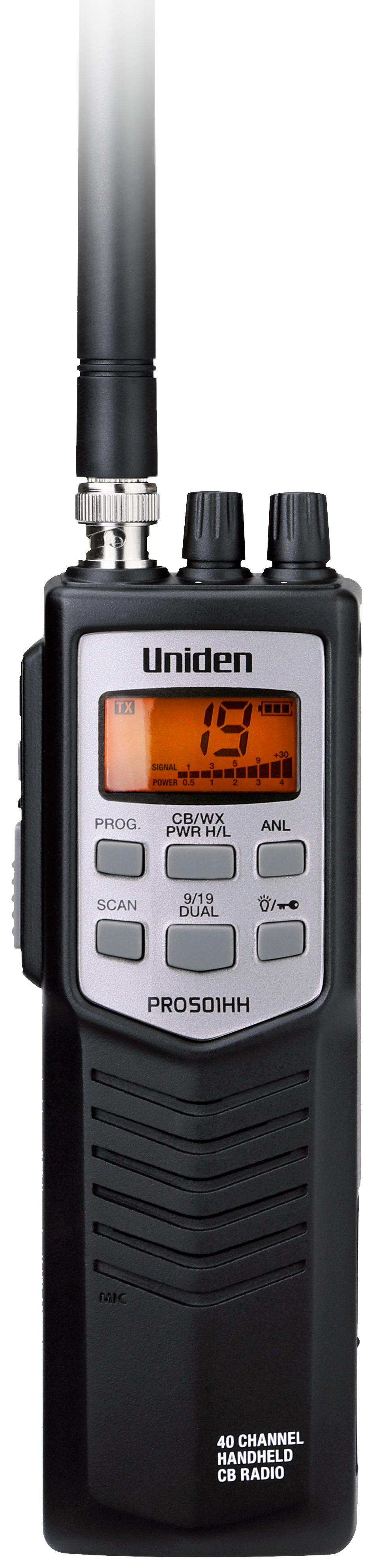 Uniden PRO501HH 40 Channel Handheld CB Radio with Weather Hustler