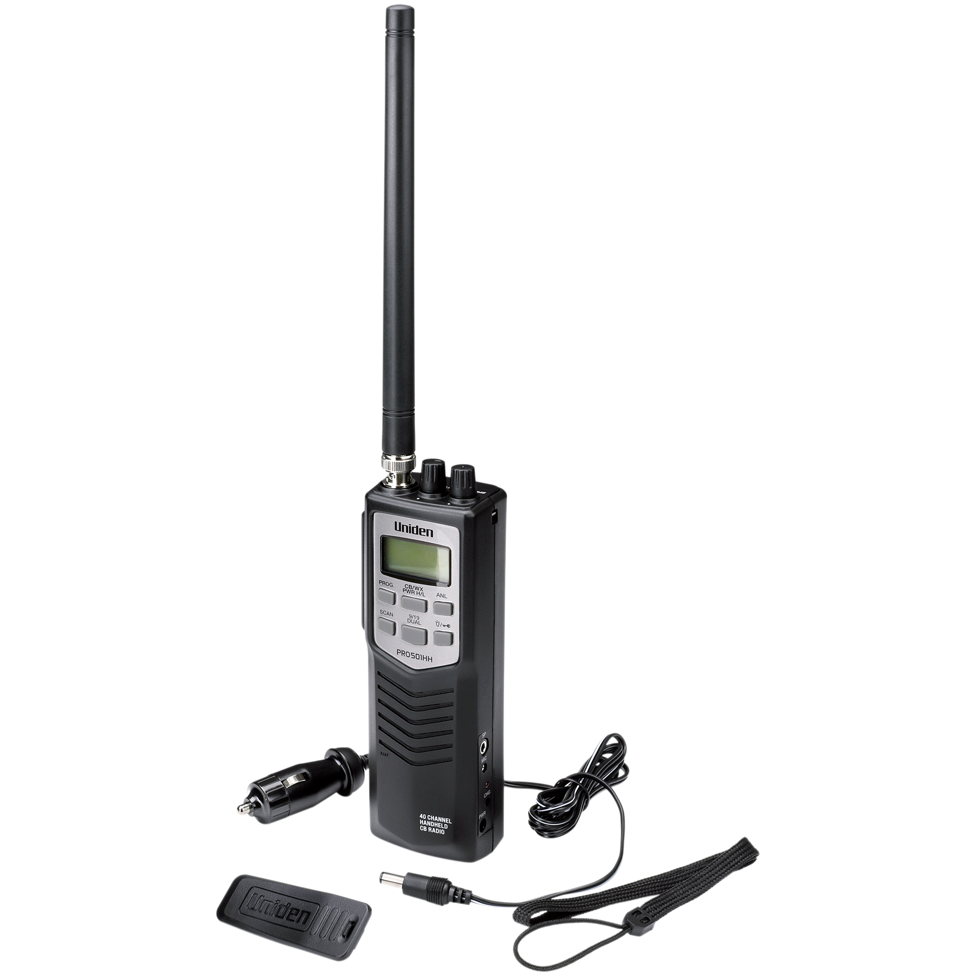 Uniden PRO501HH 40 Channel Handheld CB Radio with Weather Hustler