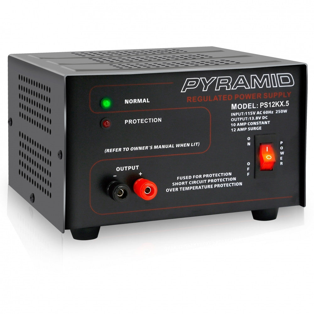 Pyramid PS12KX Bench Power Supply AC-to-DC Power Converter (10 Amp) Pyramid