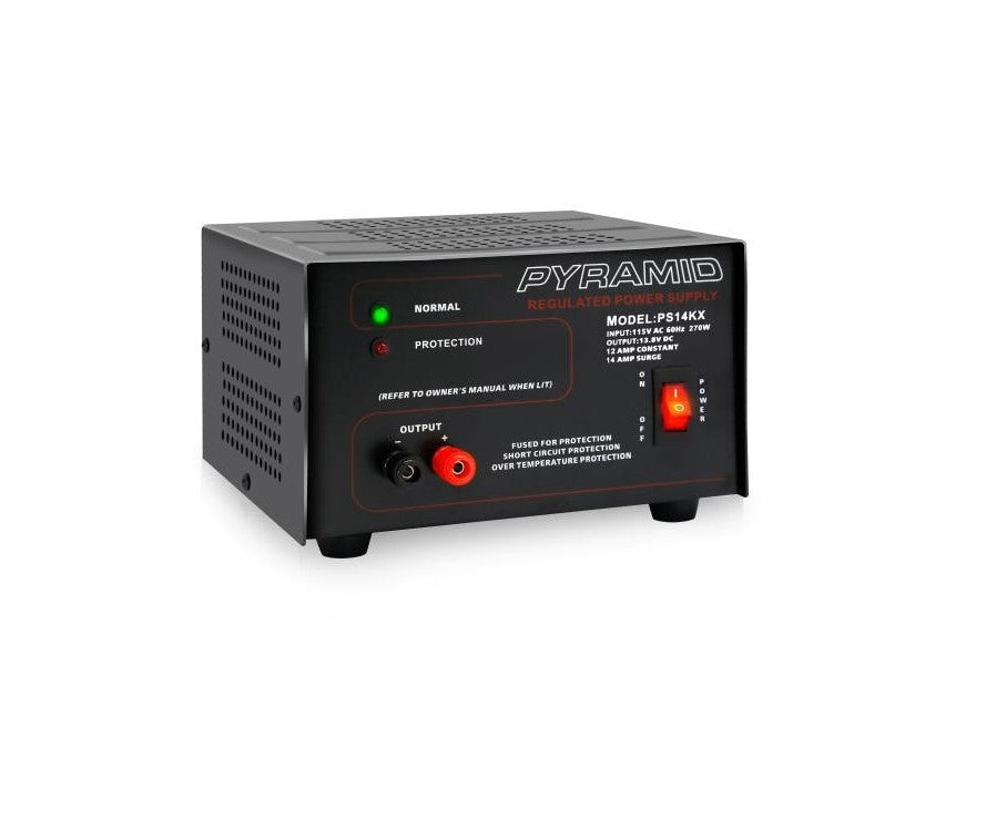 Pyramid PS14KX Bench Power Supply AC-to-DC Power Converter (12 Amp) Pyramid
