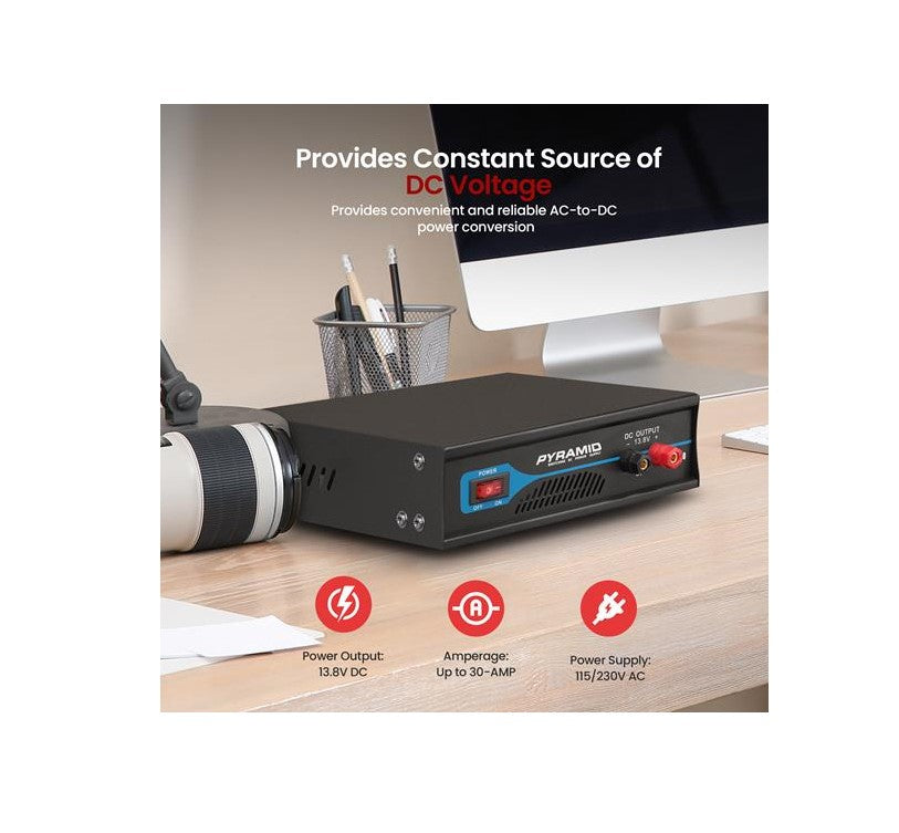 Pyramid  PSV300 Heavy Duty AC-to-DC Power Converter (30 Amp) Pyramid