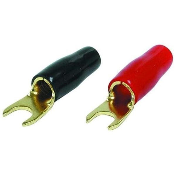 Audiopipe® PTR-4B - 4 Gauge Black Ring Terminals Hustler