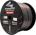 Audiopipe® PW4-250BLACK - 4 AWG Single 250' Black Stranded GPT Power Wire 3D MAXpider