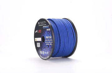 Orion PW8200BL Cobalt 8 Gauge 100% CCA Wire - Blue Jacket (200ft Roll) Orion