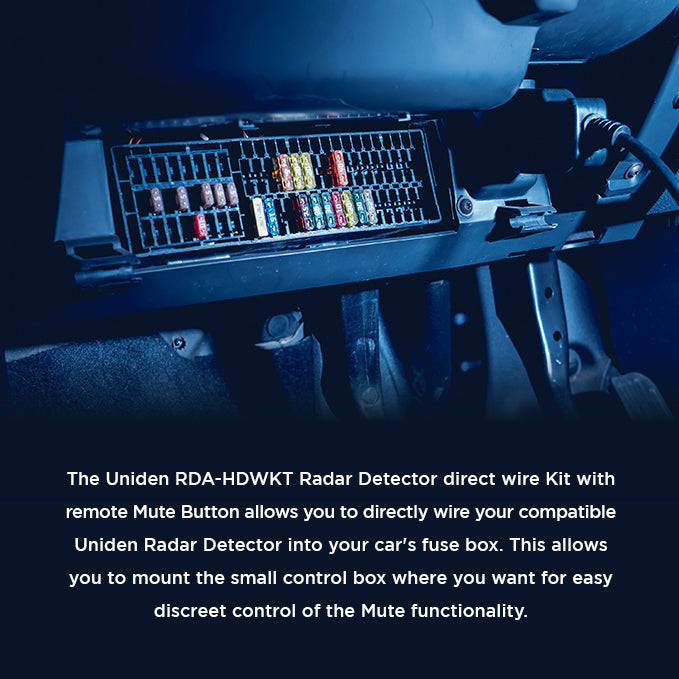 Uniden RDA-HDWKT Radar Detector Smart Hardwire Kit Uniden