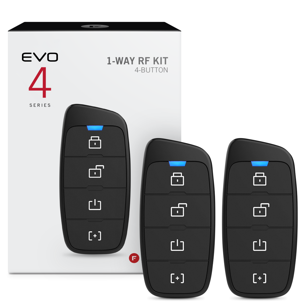 Fortin RFK442 2-way RF kit with 2 4-button remotes. Fortin