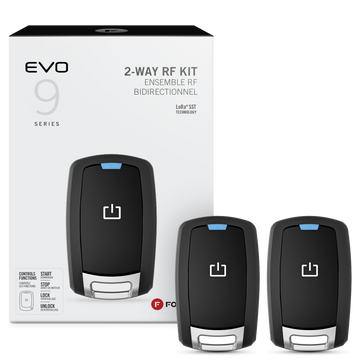 Fortin RFK912 2-way RF kit with 2 1-button remotes. Fortin