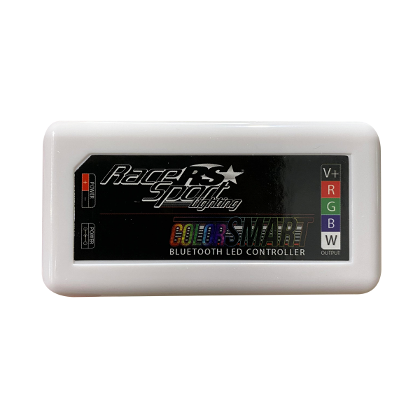 Racesport RSBHT01 Bluetooth RGB Multi-Color Controller w/ 3-CMOS Output 12-24Vs 6-Amps per Channel