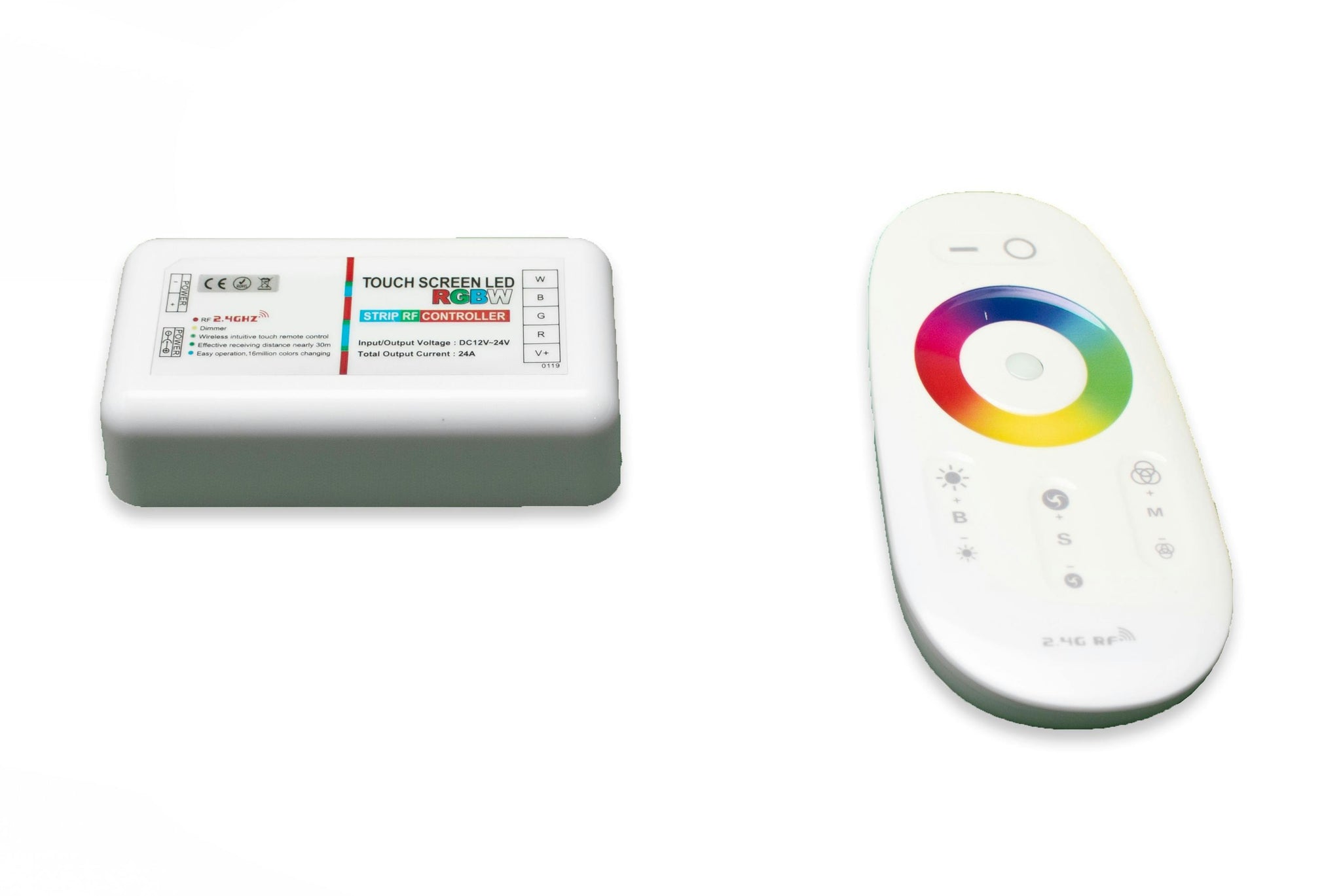Race Sport Lighting RSRRRGB RGB Replacement Remote Control and control box for LED Wheel Kits