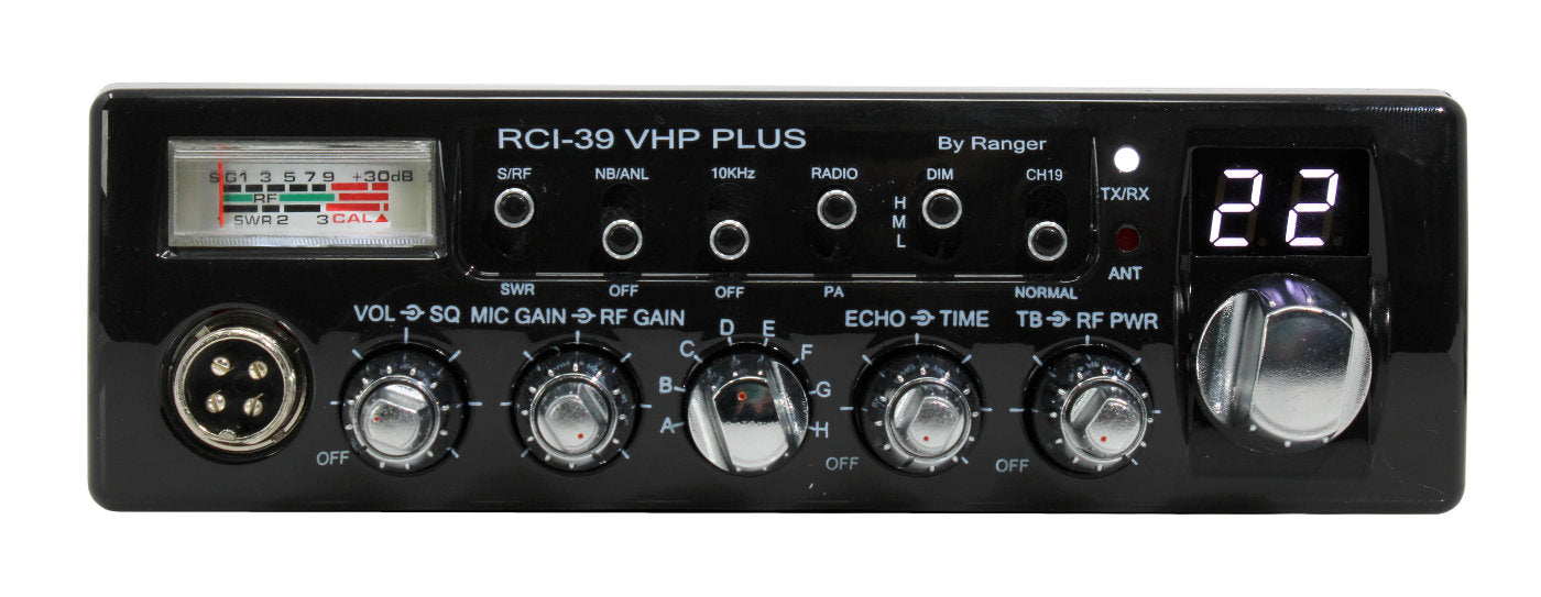 Ranger RCI-39VHP-PLUS 90 Watt PeP High Power 10 Meter Radio with Small Case Size Ranger